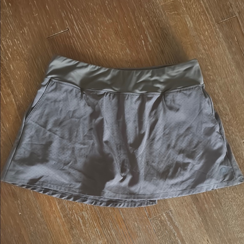 Lija Charcoal Athletic Mini Skort